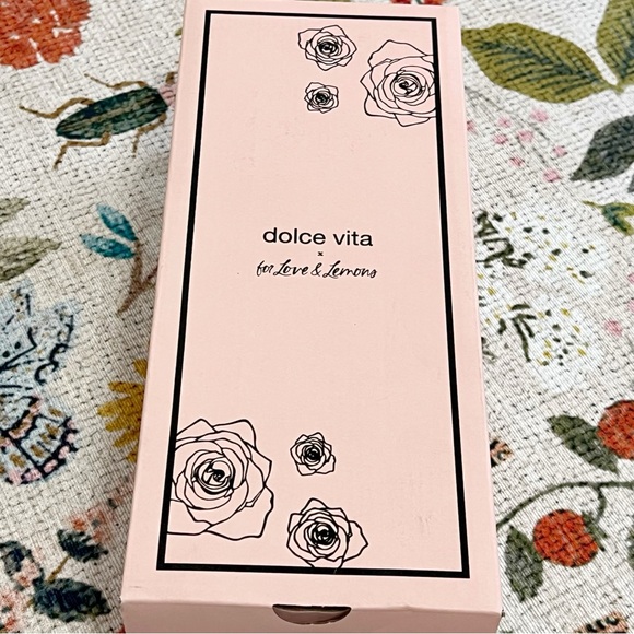 NWT For Love And Lemons X Dolce Vita Lilou Mule in Pink Chalk Gingham Mule - Picture 12 of 13